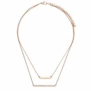 Double Bar Necklace
